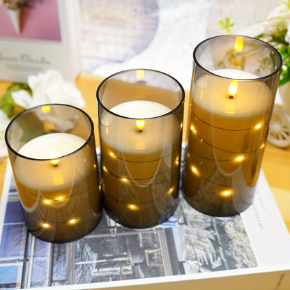 Bougies LED Étoile avec Télécommande – Décoration Lumineuse pour Fêtes Bougies LED Electro Paris