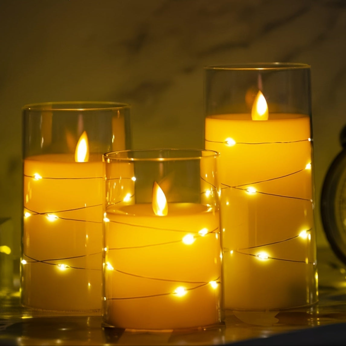 Bougies LED Romantiques avec Télécommande – Ambiance Chaleureuse pour Événements Bougies LED Electro Paris