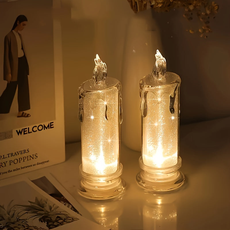 Bougies LED Sans Flamme en Plastique – Ambiance Chaleureuse pour Événements Bougies LED Electro Paris