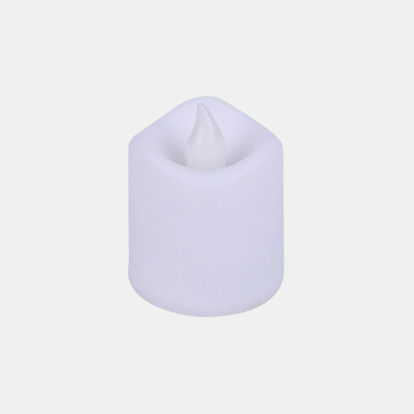 Bougies chauffe-plat LED sans Flamme – Lumières Vacillantes à Piles pour Mariages & Fêtes Bougies LED Electro Paris Blanc Chaud 24pcs