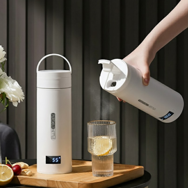 Bouilloire de Voyage Compacte – Chauffage Rapide et Sécurité Optimale Electric Kettles Electro Paris
