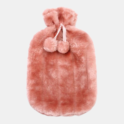 Bouillotte 2 L en Fausse Fourrure – Douceur et Chaleur Cocooning Hot water Bottles Electro Paris Rose