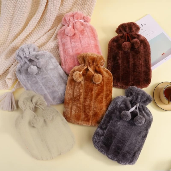 Bouillotte 2 L en Fausse Fourrure – Douceur et Chaleur Cocooning Hot water Bottles Electro Paris