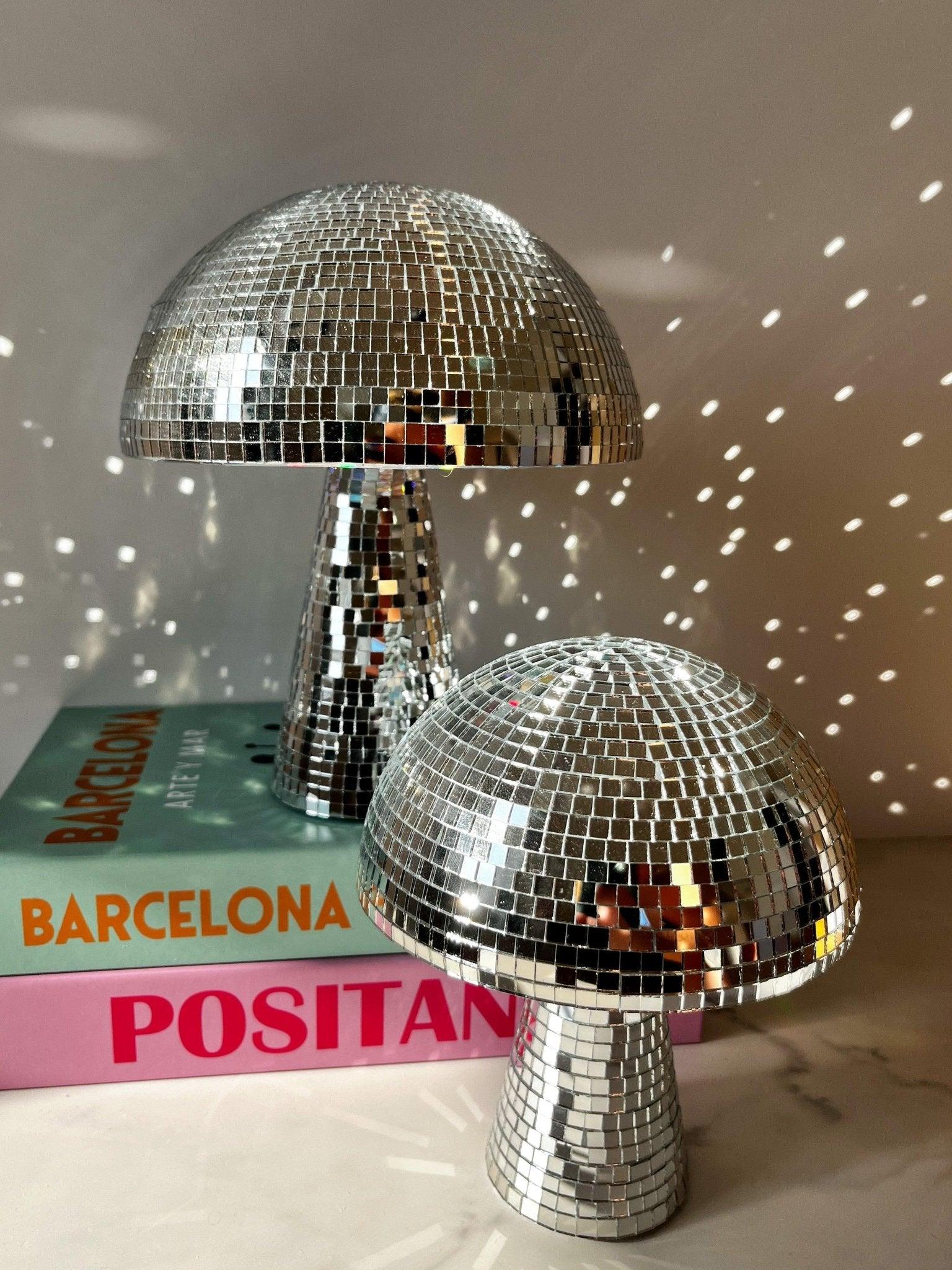 Boule disco rétro en forme de champignon pour une décoration d'intérieur festive Éclairage décoratif Electro Paris
