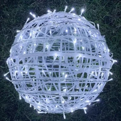 Boules LED Lumineuses – Éclairage d’Ambiance Intérieur et Extérieur Electro Paris Blanc