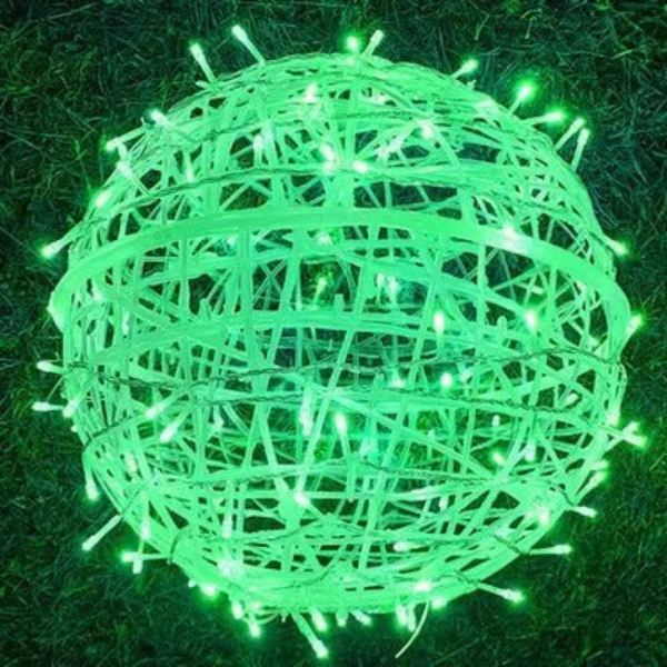 Boules LED Lumineuses – Éclairage d’Ambiance Intérieur et Extérieur Electro Paris Vert