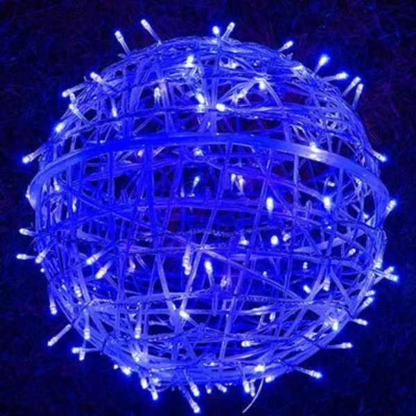 Boules LED Lumineuses – Éclairage d’Ambiance Intérieur et Extérieur Electro Paris Bleu