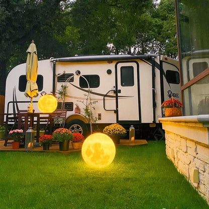 Boules Lunaires Solaires Étanches pour Paysages Extérieurs Lampadaire Electro Paris