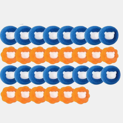 Boules de Lavage Anti-Poil d’Animaux – Linge Plus Propre Pet Hair Collector Laundry Balls Electro Paris Random 30Pcs
