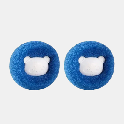 Boules de Lavage Anti-Poil d’Animaux – Linge Plus Propre Pet Hair Collector Laundry Balls Electro Paris Blue 2Pcs