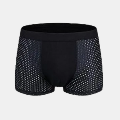 Boxer en Fibre de Bambou pour Homme – Sous-vêtement en Maille Douce et Respirante Sous-vêtements pour hommes Electro Paris 5 Noir S (60KG-65KG)