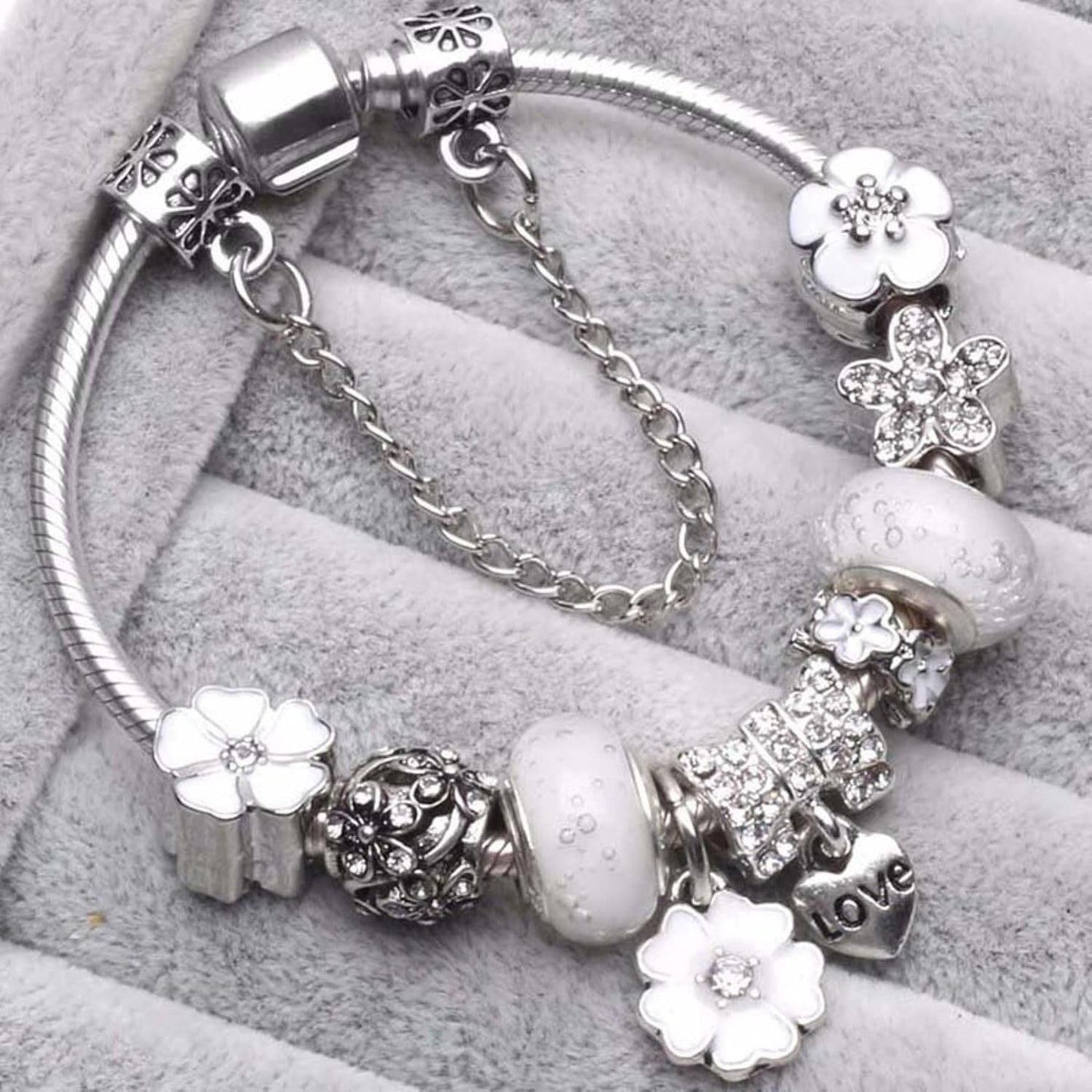 Bracelet Femme Floral en Argent Sterling - Élégant Bijou Inspiré de la Nature Bracelets Electro Paris