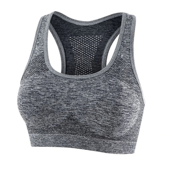 Brassière Sportive – Confort Respirant pour Femmes sport-bh för kvinnor Electro Paris Gris S