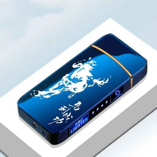 Briquet Électrique à Double Arc – Finition Métal Élégante Plasma Arc Lighter Electro Paris