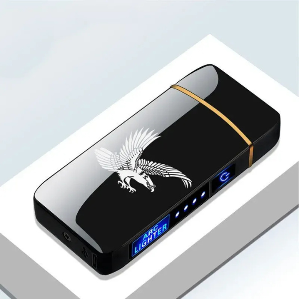 Briquet Électrique à Double Arc – Finition Métal Élégante Plasma Arc Lighter Electro Paris 2