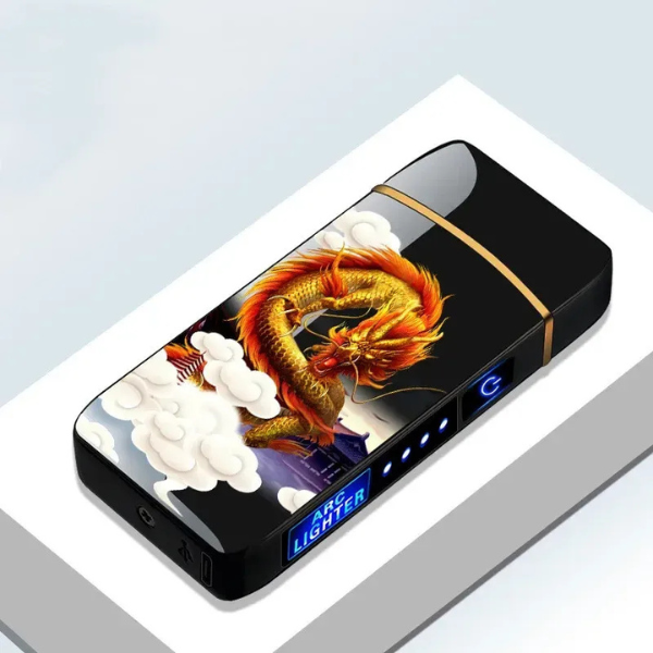 Briquet Électrique à Double Arc – Finition Métal Élégante Plasma Arc Lighter Electro Paris 4