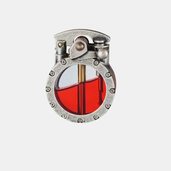 Briquet Rétro Élégant – Design Vintage et Style Rocker Electro Paris Argent