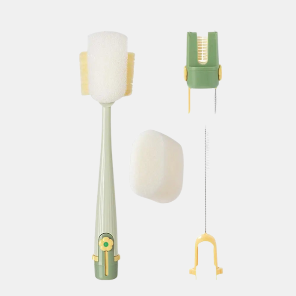 Brosse Bouteilles 5-en-1 – Nettoyage Facile et Complet Electro Paris Vert
