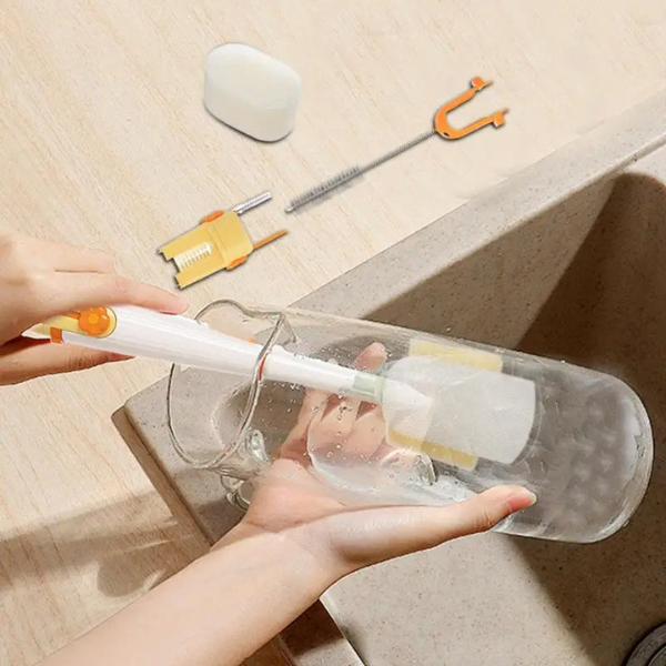 Brosse Bouteilles 5-en-1 – Nettoyage Facile et Complet Electro Paris