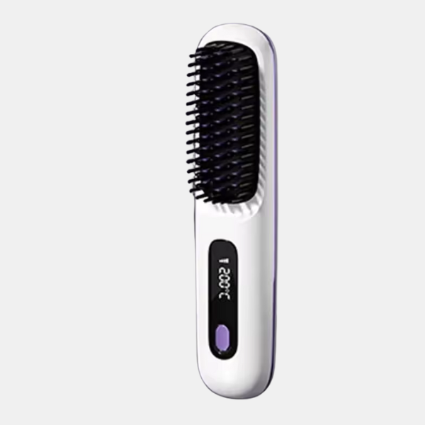 Brosse Lissante Pro – Cheveux Doux et Sans Frisottis Electro Paris Blanc