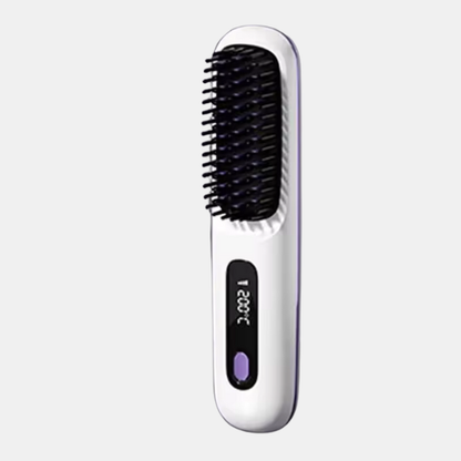 Brosse Lissante Pro – Cheveux Doux et Sans Frisottis Electro Paris Blanc
