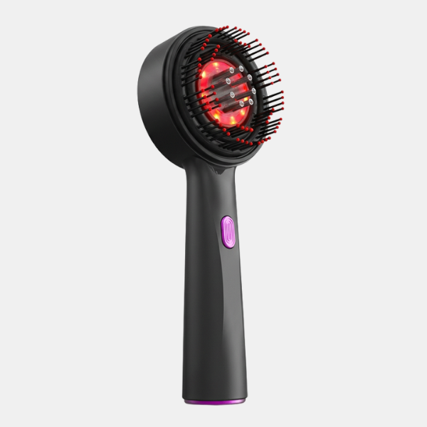 Brosse Massage Cuir Chevelu – LED et Vibrations Accessories Electro Paris Violet