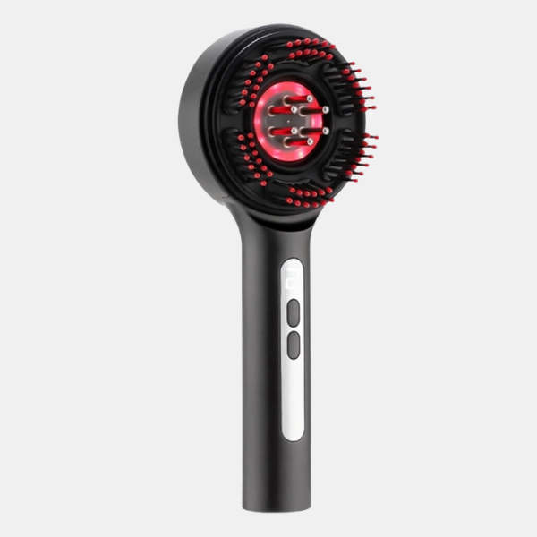 Brosse Massage Cuir Chevelu – LED et Vibrations Accessories Electro Paris TYPE 3 Gris