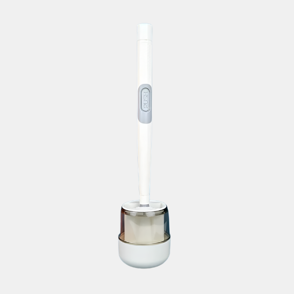 Brosse WC Murale – Silicone Pratique et Hygiénique Brosse de Toilette Electro Paris Blanc