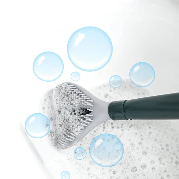 Brosse WC Murale – Silicone Pratique et Hygiénique Brosse de Toilette Electro Paris