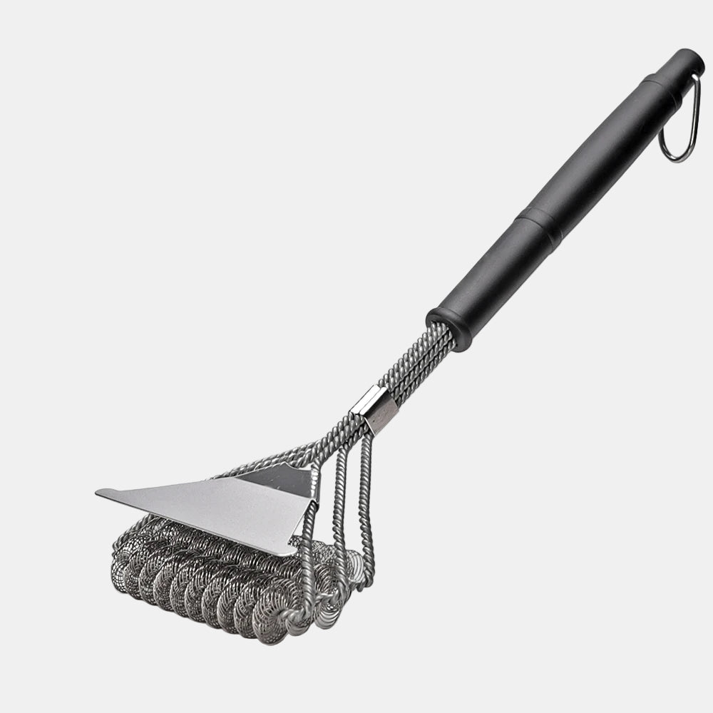 Brosse Barbecue Ergonomique en Acier Inoxydable – Nettoyage Sûr et Efficace Outils de barbecue Electro Paris A
