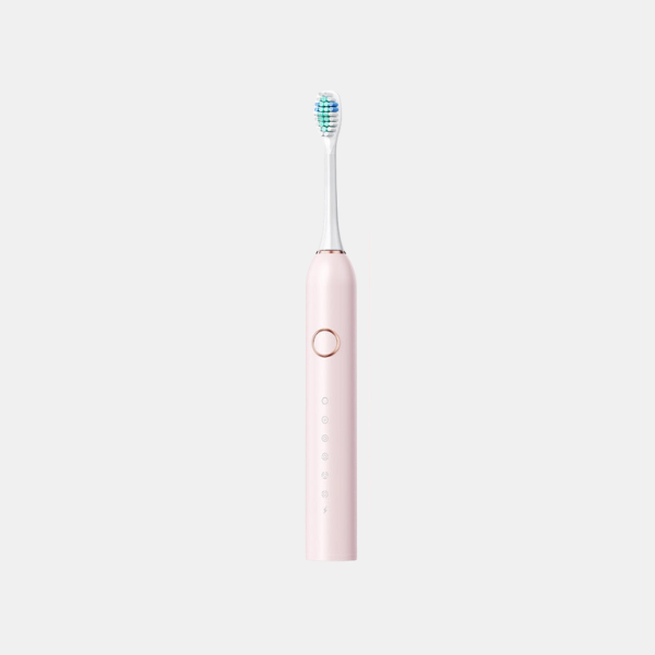 Brosse à Dents Électrique Sonique avec 6 Modes de Nettoyage – Soin Dentaire Optimal Brosses à dents électriques Electro Paris rose 4 têtes de brosse + boîte de rangement
