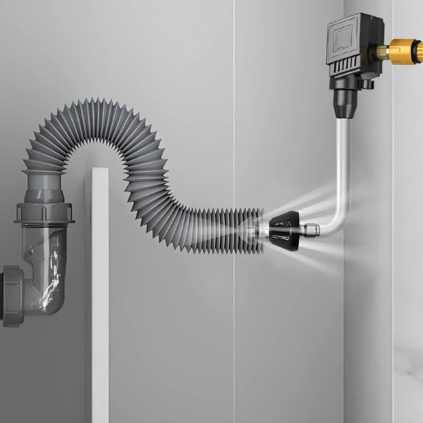 Buse de Nettoyage Haute Pression – Débouchage Rapide Home Improvement > Plumbing > Drain & Pipe Cleaning > High-Pressure Nozzles > Water-Powered Drain Cleaner Attachments Electro Paris