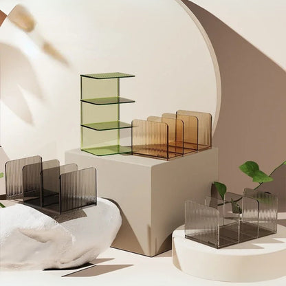 Boîte de Rangement Cristalline – Élégance Moderne et Organisation Pratique Bookshelf Electro Paris