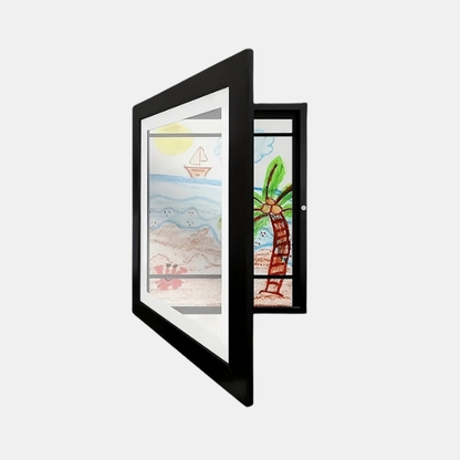 Cadre Évolutif pour Dessins d’Enfants Electro Paris Noir A4