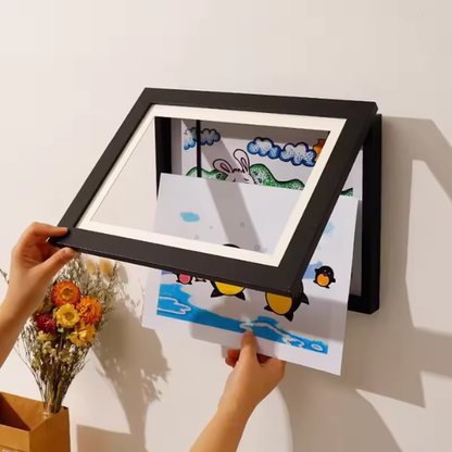 Cadre Mémoire Créative A4 – Exposez et Conservez les Dessins d’Enfants Bilderrahmen Electro Paris
