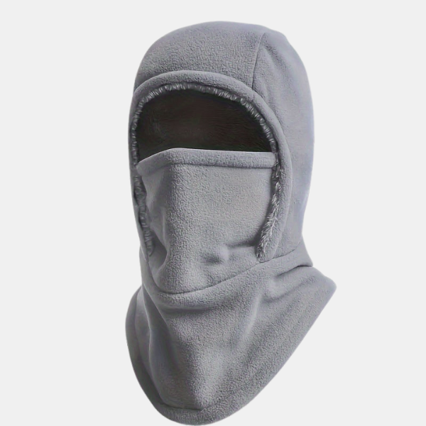 Cagoule d’Hiver Isolante – Masque et Protection Vent Hunting gear Electro Paris Gris clair Taille unique