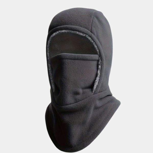 Cagoule d’Hiver Isolante – Masque et Protection Vent Hunting gear Electro Paris Gris foncé Taille unique