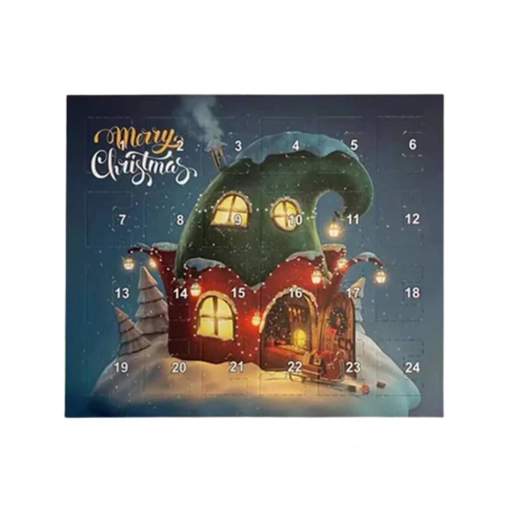 Calendrier de l'Avent Bijoux pour Femme – Cadeau de Noël en acier inoxydable pour le compte à rebours Bijoux Electro Paris Argent