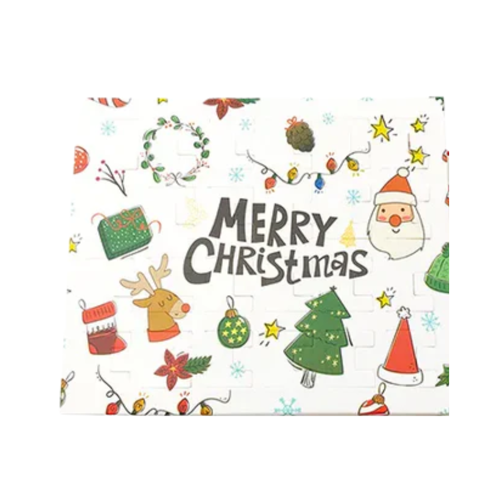 Calendrier de l'Avent Bijoux pour Femme – Cadeau de Noël en acier inoxydable pour le compte à rebours Bijoux Electro Paris Or