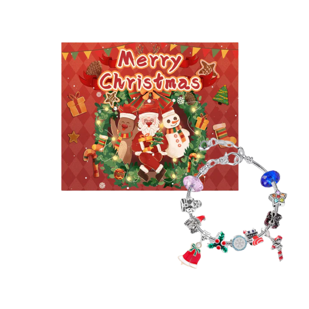 Calendrier de l'Avent Bijoux pour Femme – Cadeau de Noël en acier inoxydable pour le compte à rebours Bijoux Electro Paris