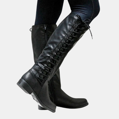Bottes hautes femme cuir – Bottes Hautes En Cuir Elena Pour Femme Élégantes Et Confortables Bottes Electro Paris