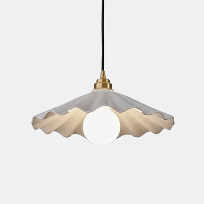 Suspension Lumineuse Scandinave En Céramique LED Lighting Electro Paris Cordon noir (sans fixation en bois)