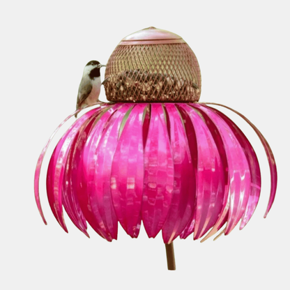 Mangeoire Suspendue En Métal Pour Jardin Garden accesories Electro Paris Rosa