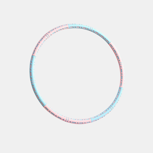 Cercle Métallique Fitness pour Exercices à Domicile hula Electro Paris Rosa