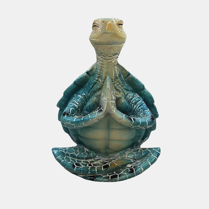 Figurines – Élégantes Tortues de Yoga pour Maison et Bureau Yoga Sea Turtle Figurines Electro Paris Mains en prière