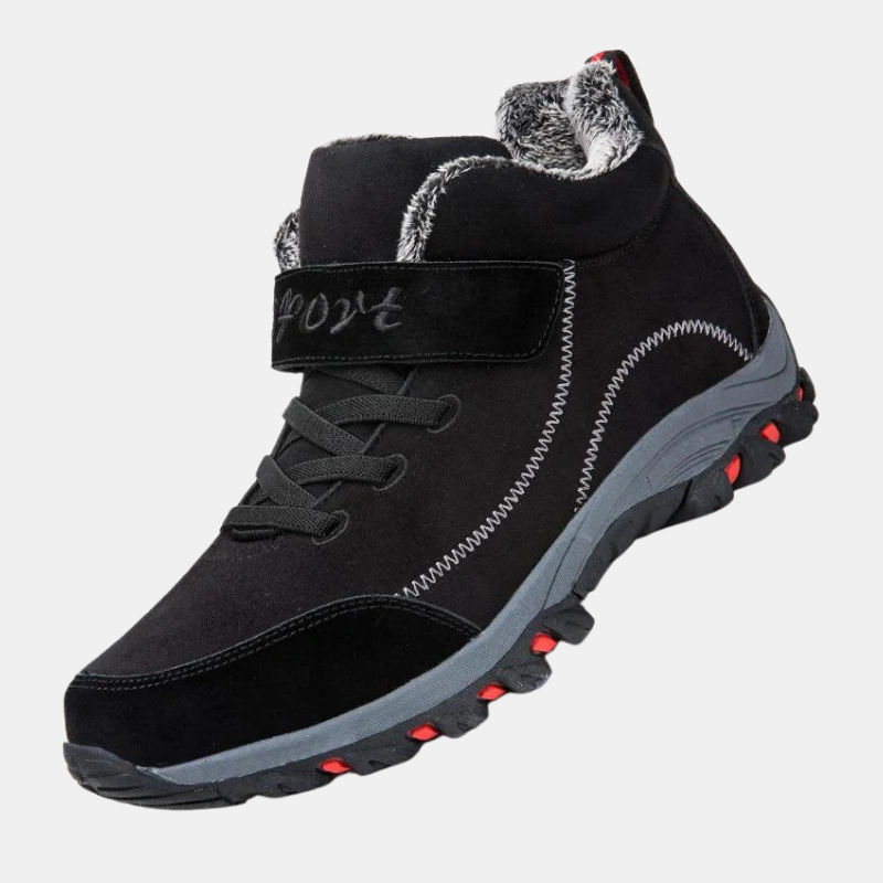 Bottes Nevalis – Bottes d’Hiver Imperméables Femme et Homme avec Doublure Chaude et Semelle Antidérapante Bottes d'hiver Electro Paris Noir 35