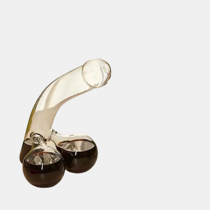 Carafe Cobra Cracheur – Carafe en Verre Unique pour Vin & Spiritueux Spitting Cobra Decanter Electro Paris Transparent