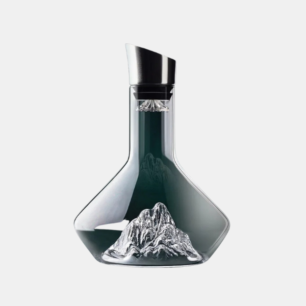 Carafe à Vin en Cristal sans Plomb avec Base Iceberg – Carafe d'Aération 1500ml pour Vin Rouge Carafes à vin Electro Paris