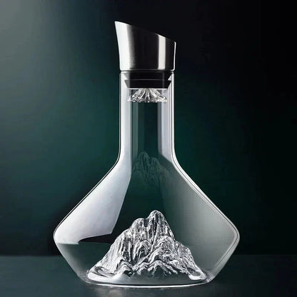 Carafe à Vin en Cristal sans Plomb avec Base Iceberg – Carafe d'Aération 1500ml pour Vin Rouge Carafes à vin Electro Paris Default