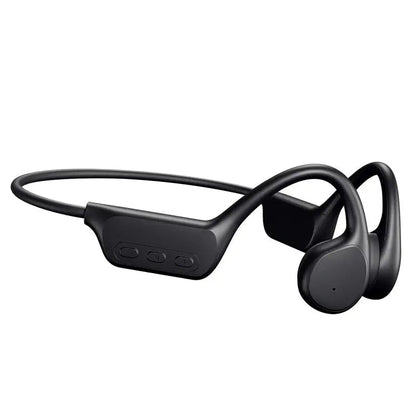Casque à Conduction Osseuse pour Course à Pied – Écouteurs Sport Bluetooth Sans Fil Casque audio Electro Paris Noir